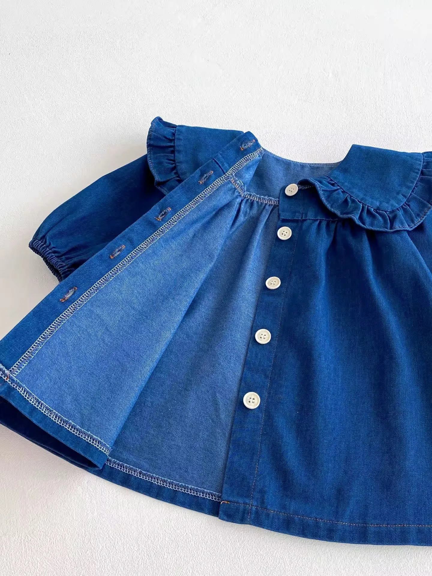 Baby Denim Romper & Skirt