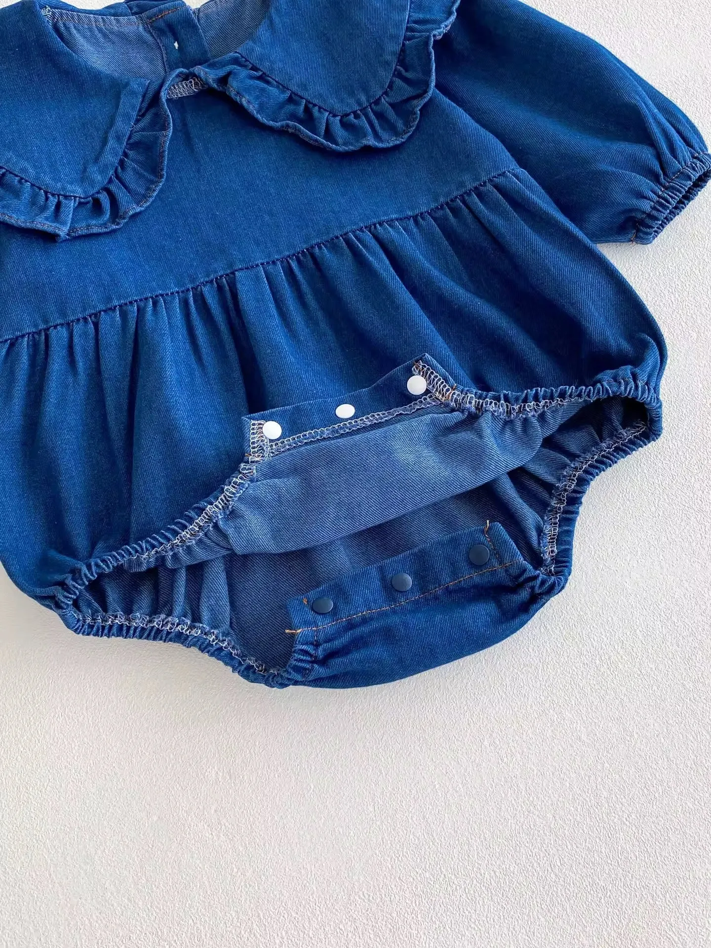 Baby Denim Romper & Skirt