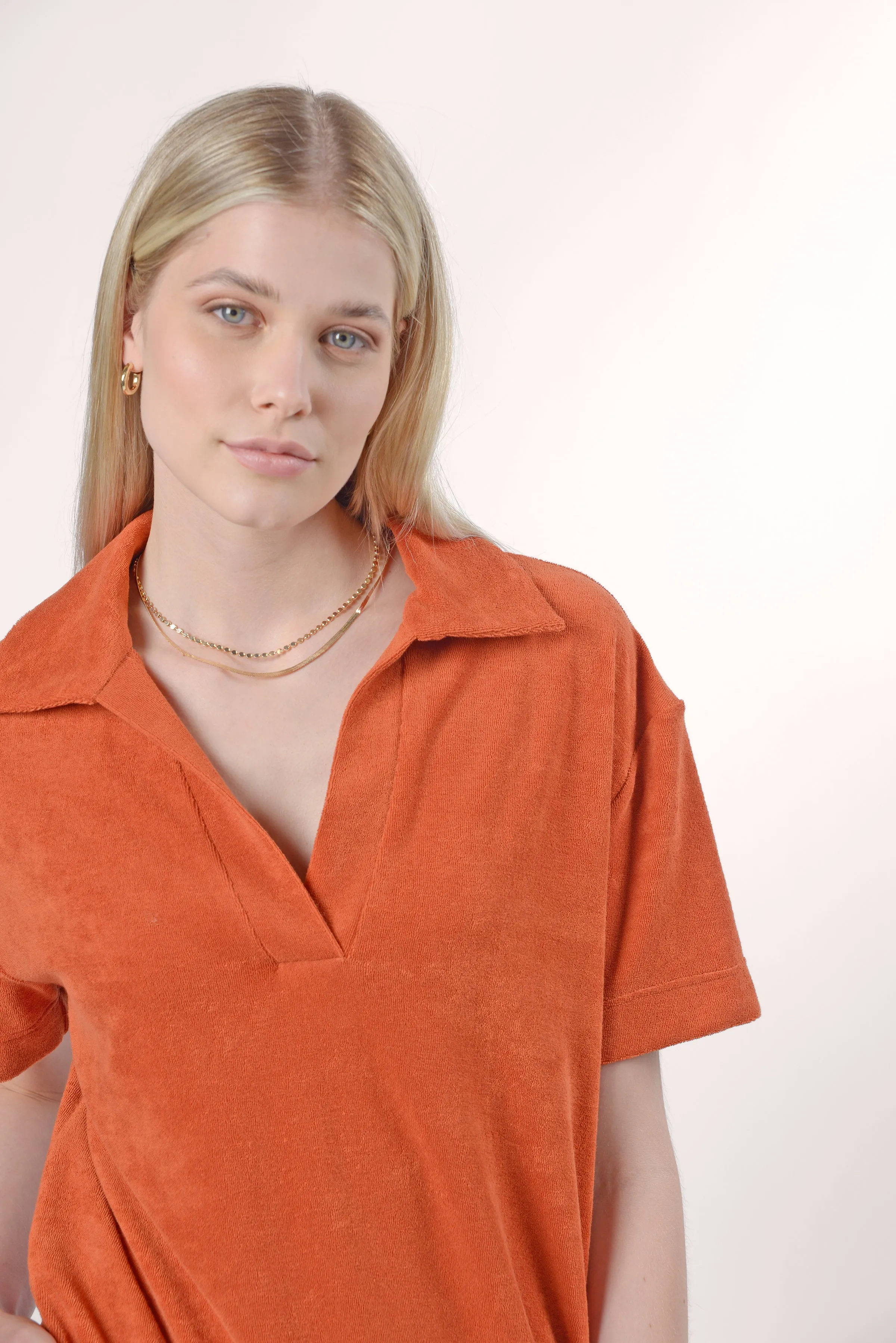 Badstof jurk | UVR Berlin FE larinaina orange