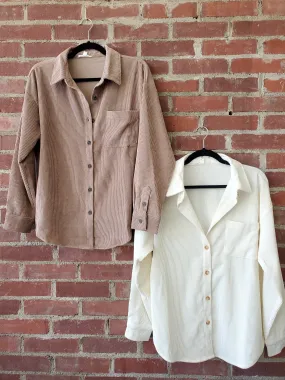 Basic Corduroy Jacket
