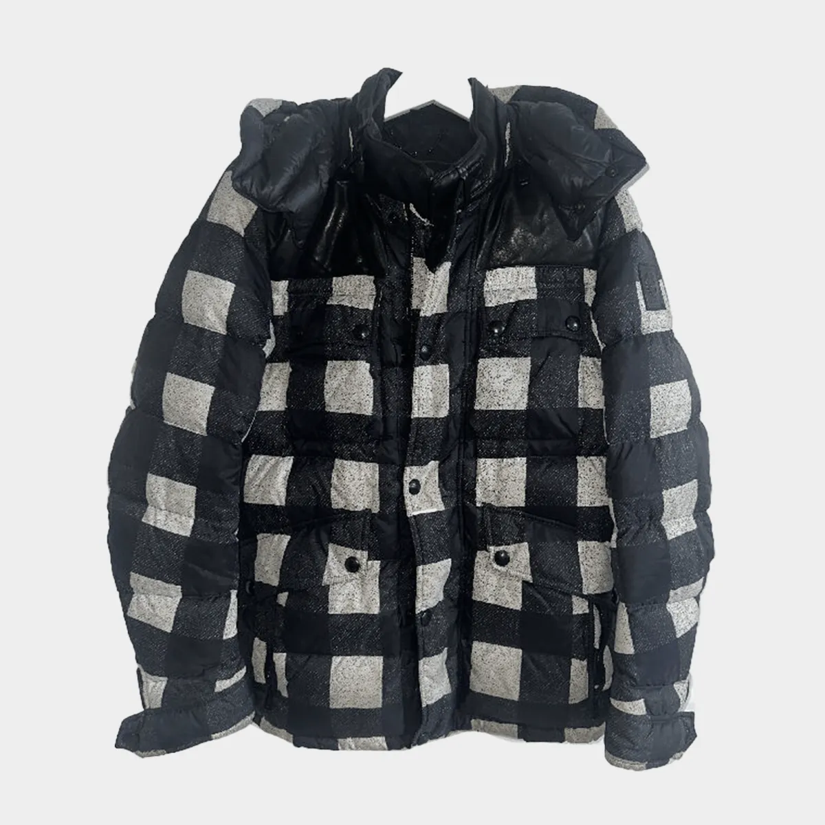 Belstaff men's black and white puffer jacket
