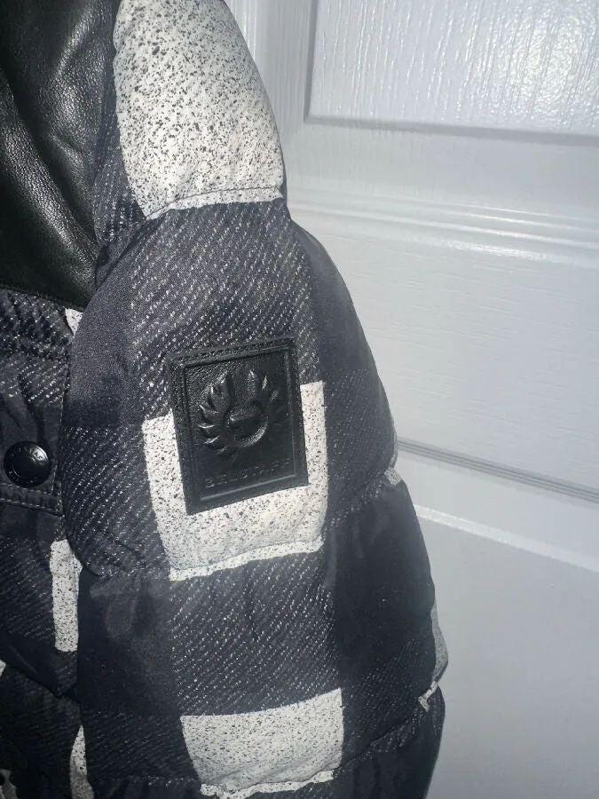Belstaff men's black and white puffer jacket