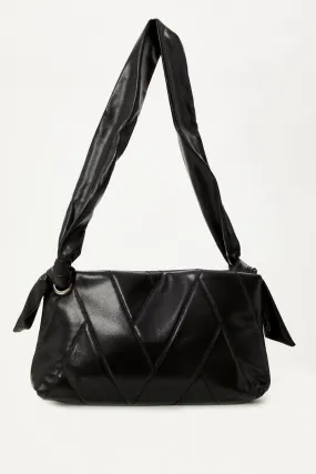 Black Under Arm Quilted Bag