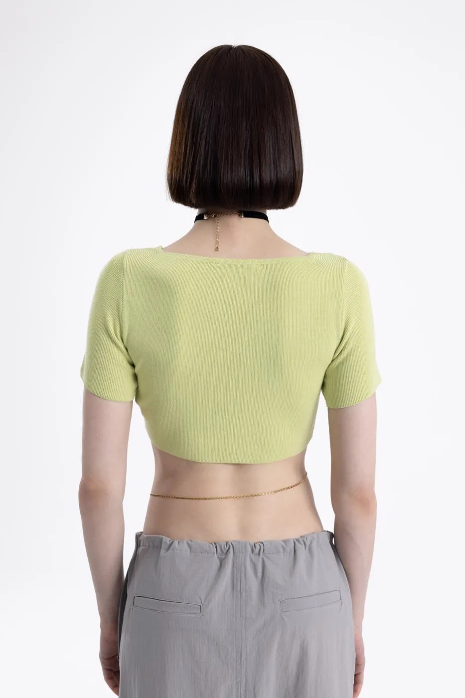 BSL Women Crop Knit Cardigan - Godalming