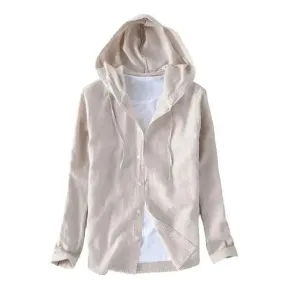 Chic Cotton Blend Long Sleeve Hoodie