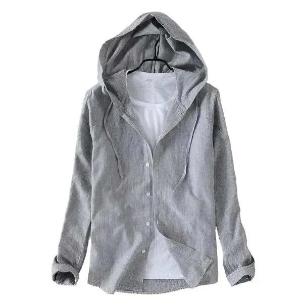 Chic Cotton Blend Long Sleeve Hoodie