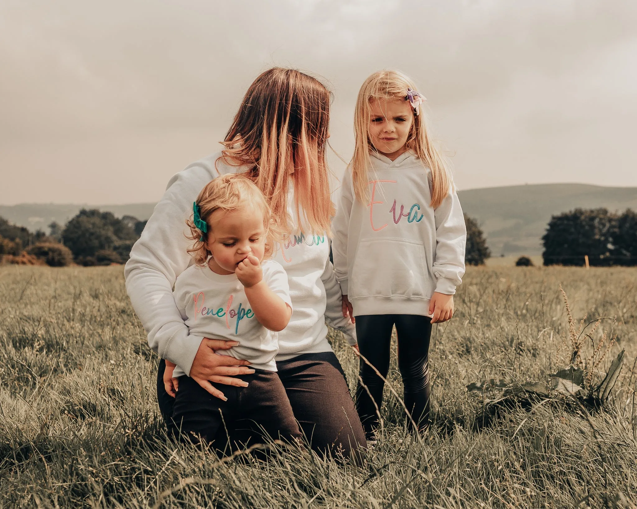 Children's Rainbow Name Tee/Hoody