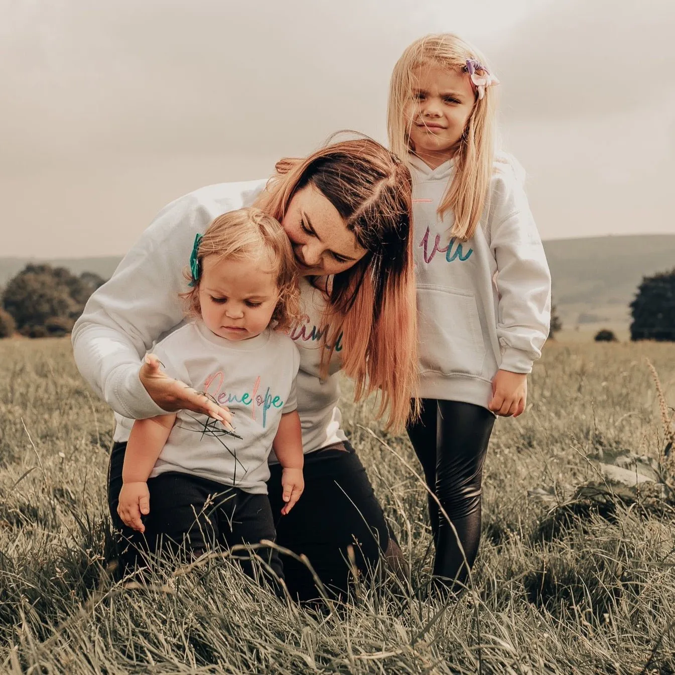 Children's Rainbow Name Tee/Hoody