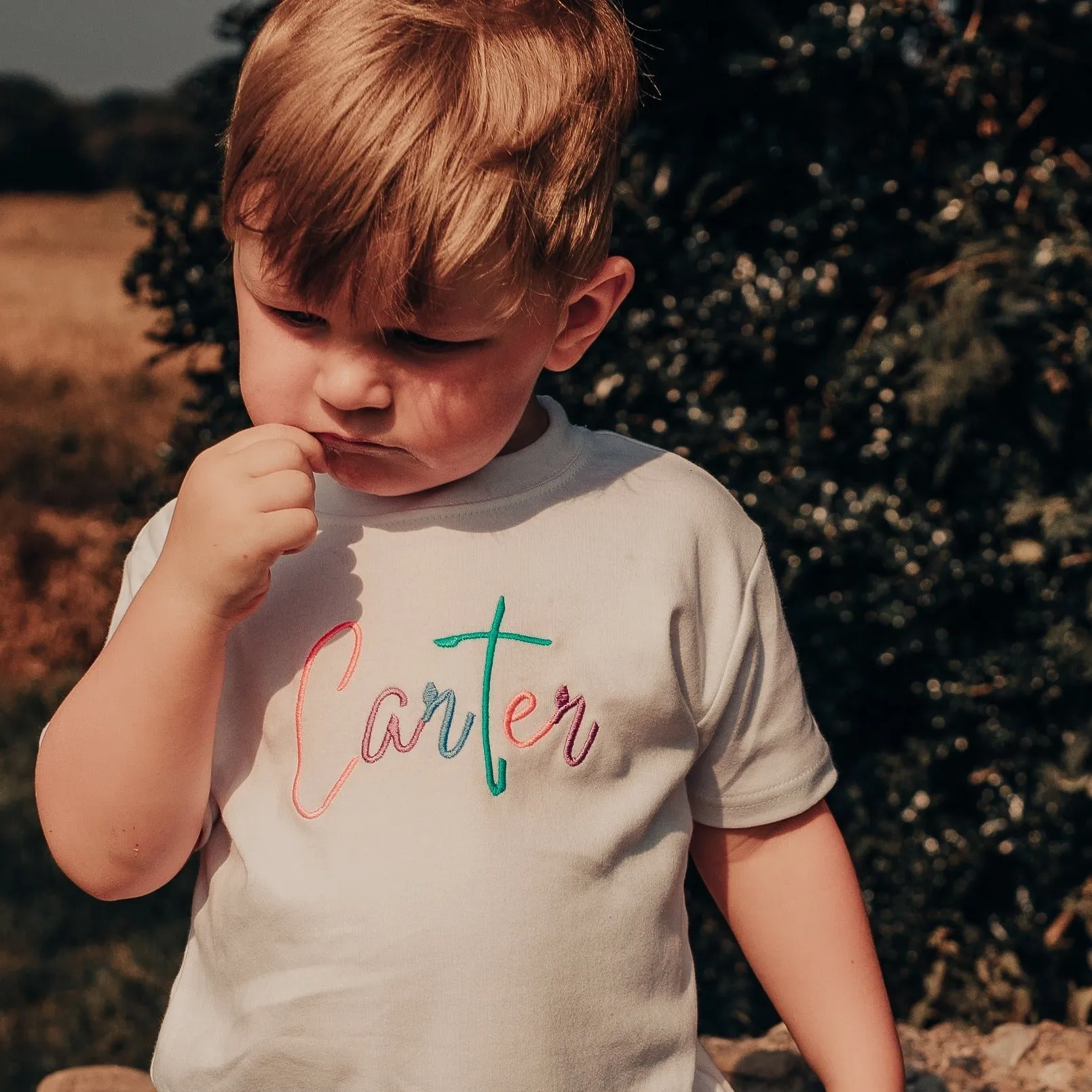 Children's Rainbow Name Tee/Hoody