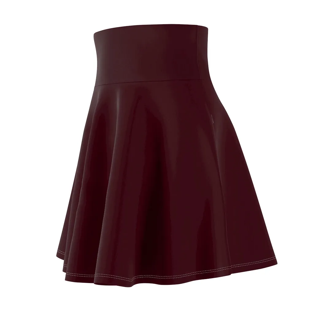 Chocolate Brown Skater Skirt