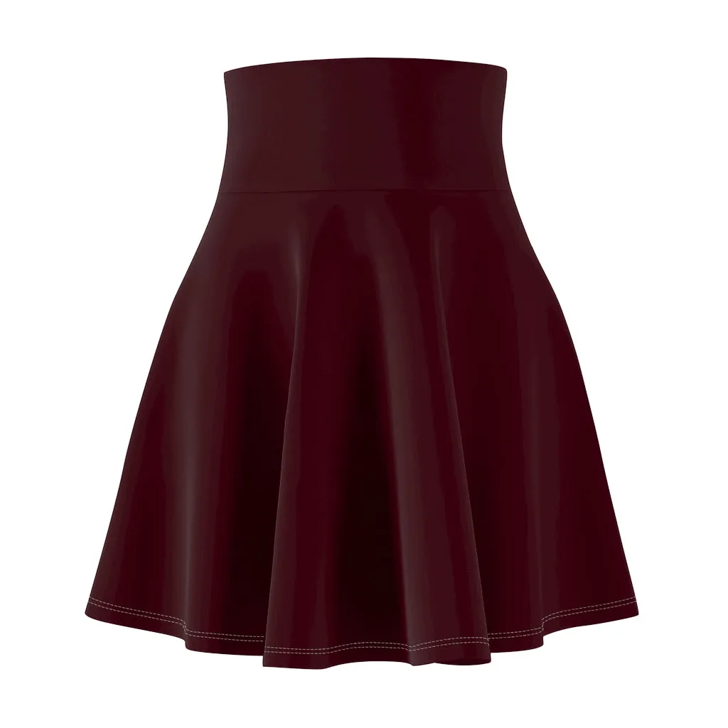 Chocolate Brown Skater Skirt