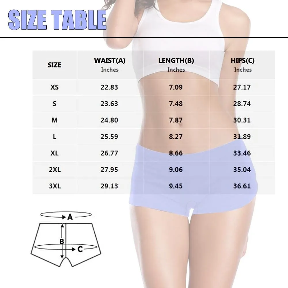 Custom Face Underwear Personalized I'm Yours Women's Boyshort Panties Gift for Her