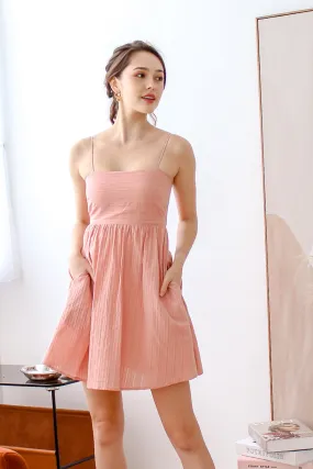 Della Babydoll Dress Romper - Dust Pink [XS/S/M/L/XL]