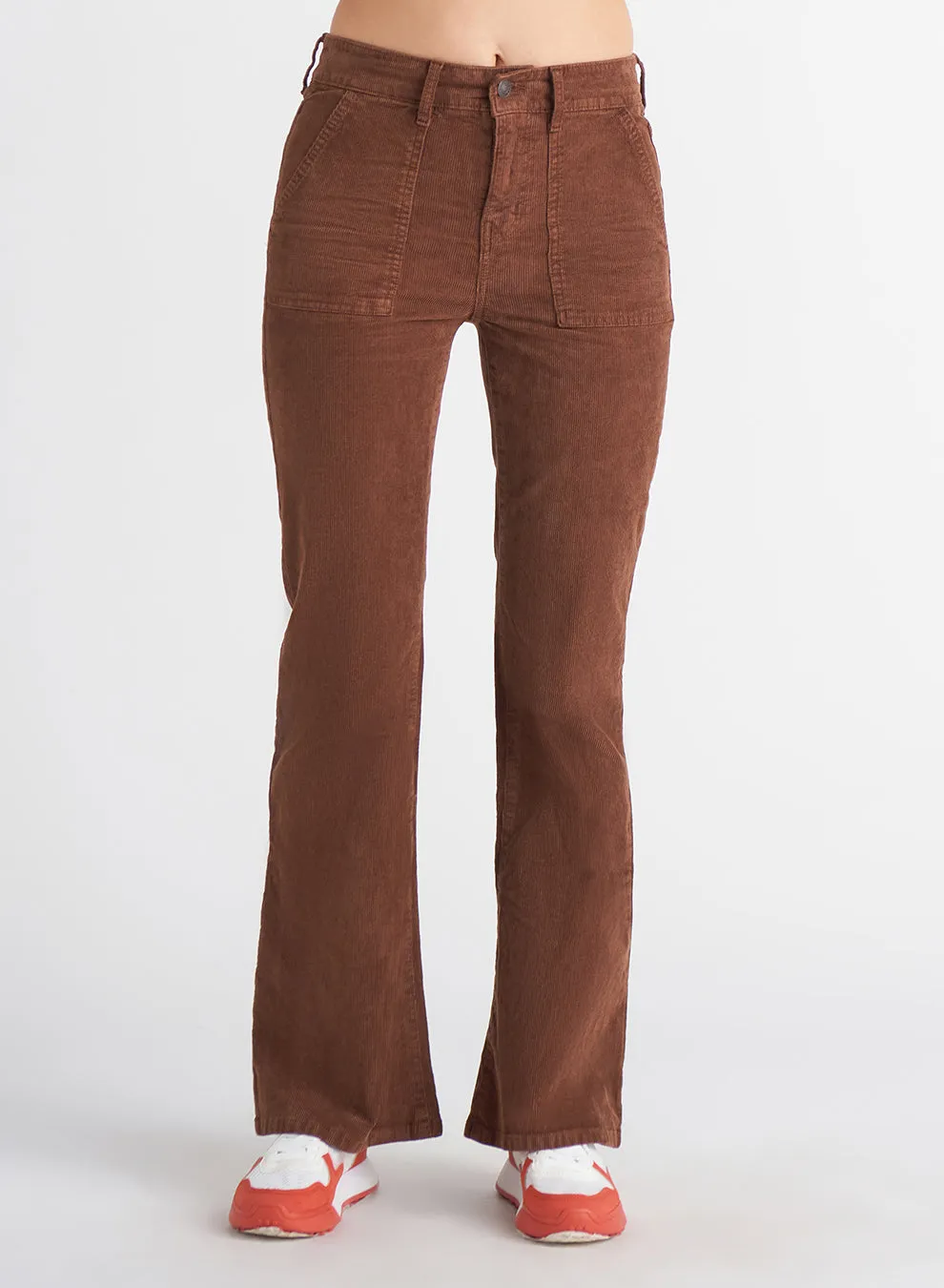 Dex High Rise Corduroy Flare