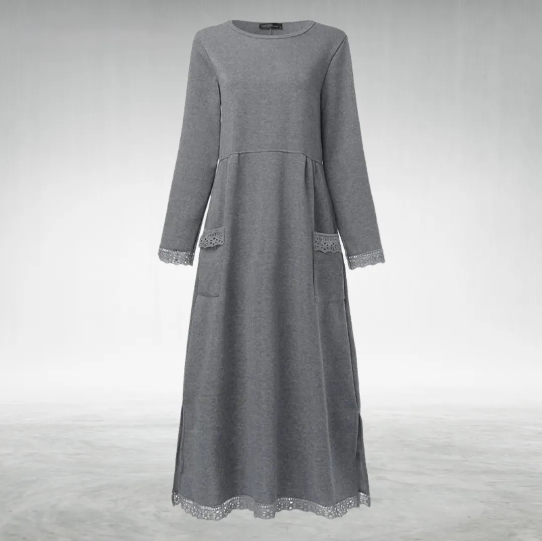 Elara - Elegant long winter dress