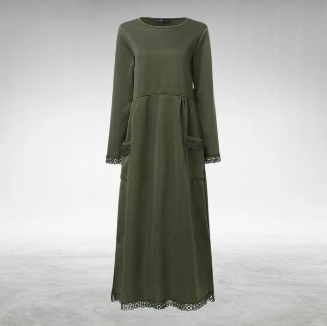 Elara - Elegant long winter dress