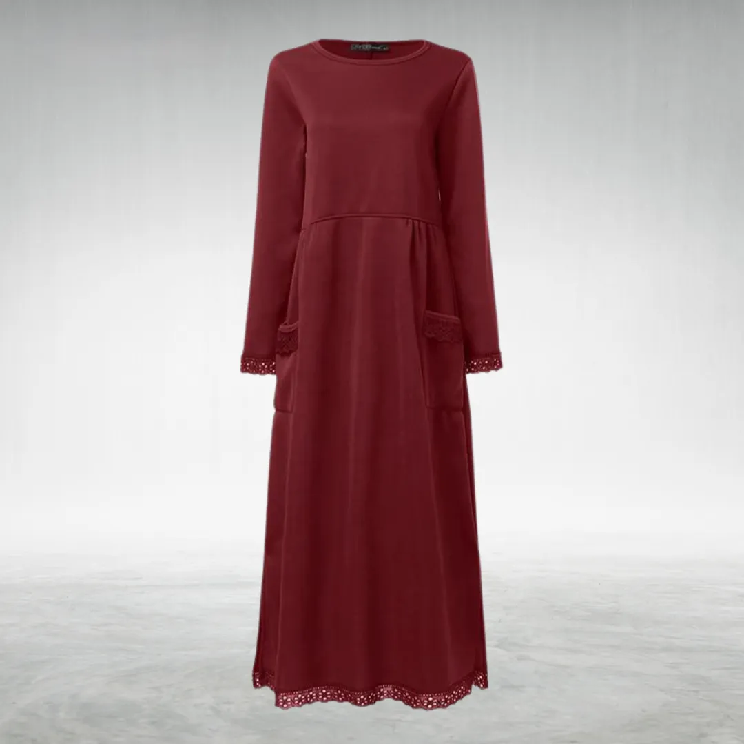 Elara - Elegant long winter dress