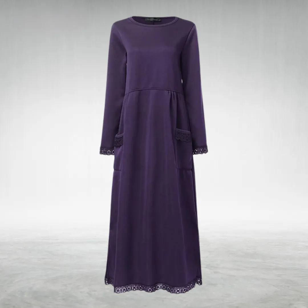 Elara - Elegant long winter dress