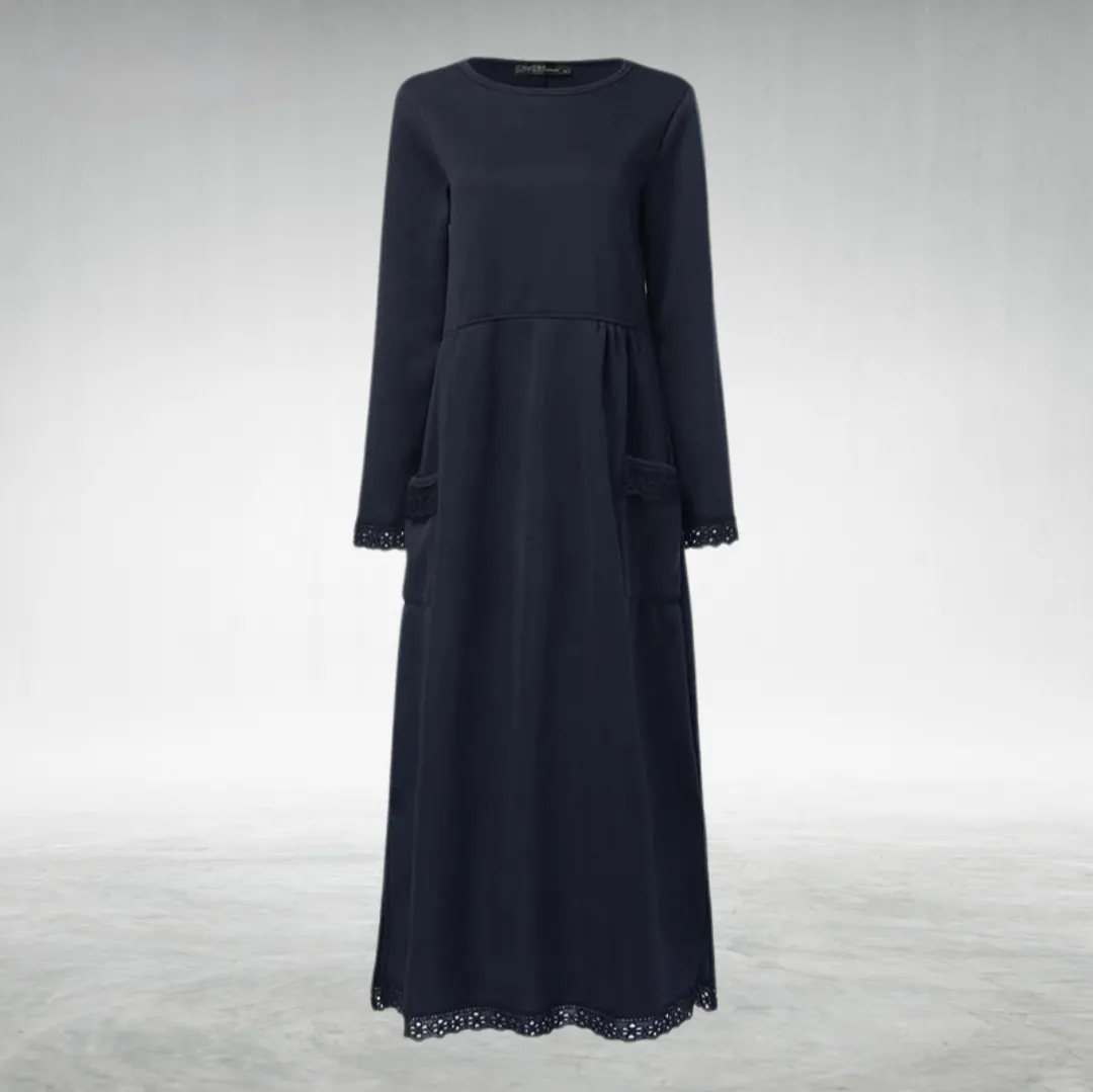 Elara - Elegant long winter dress