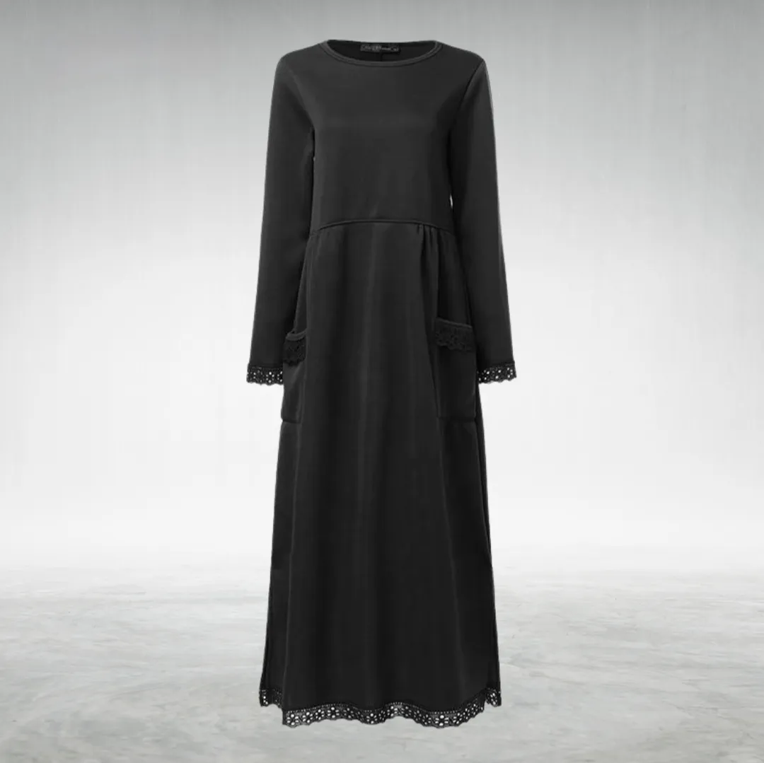 Elara - Elegant long winter dress