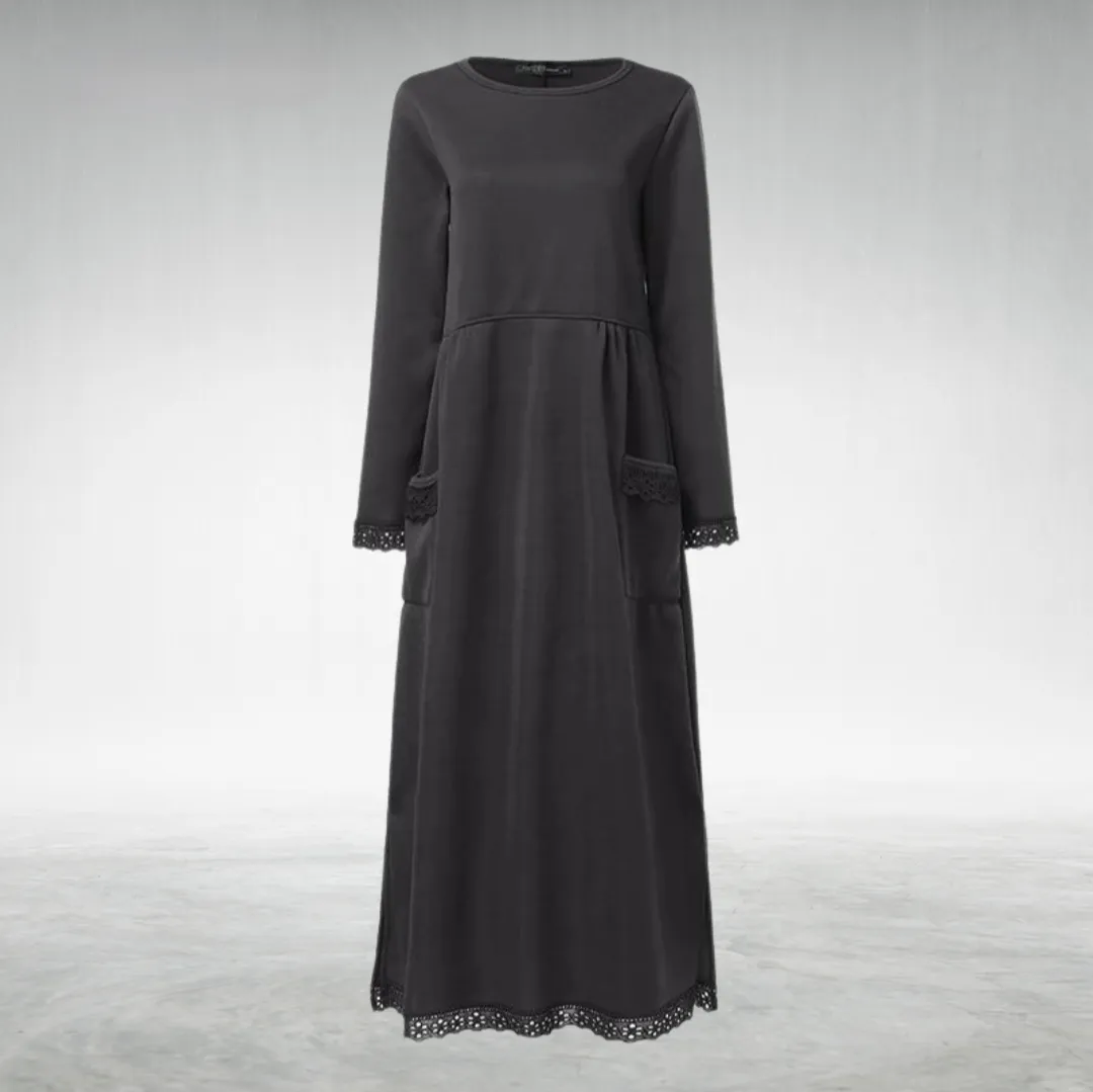 Elara - Elegant long winter dress