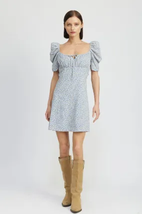 Enchanted Puff Sleeve Dress