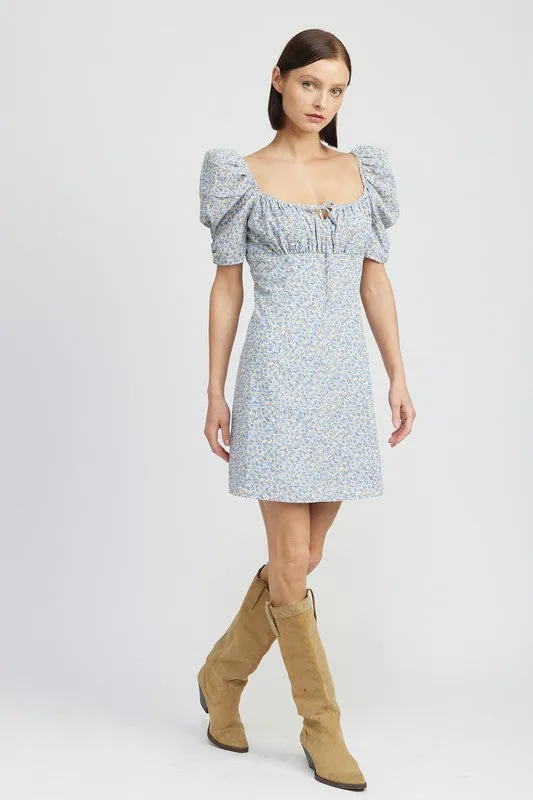 Enchanted Puff Sleeve Dress