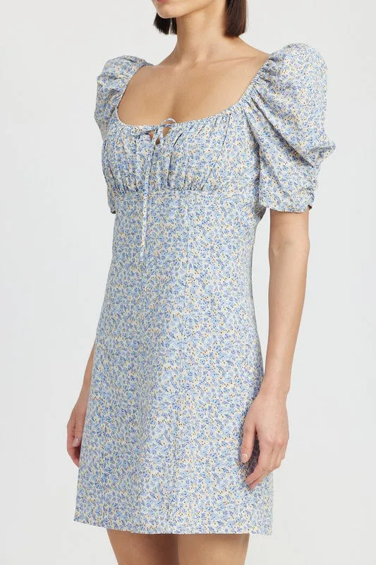 Enchanted Puff Sleeve Dress