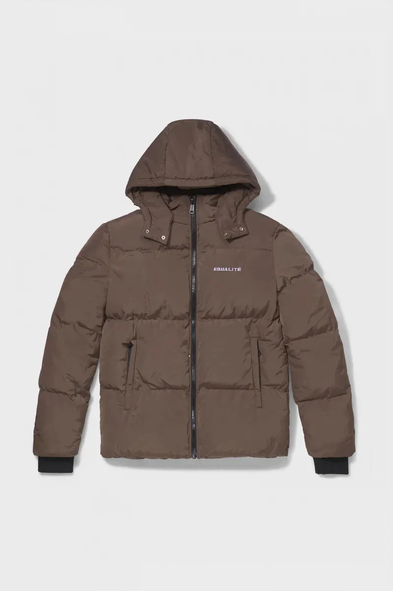 ESSENTIAL PUFFER JACKET TAUPE