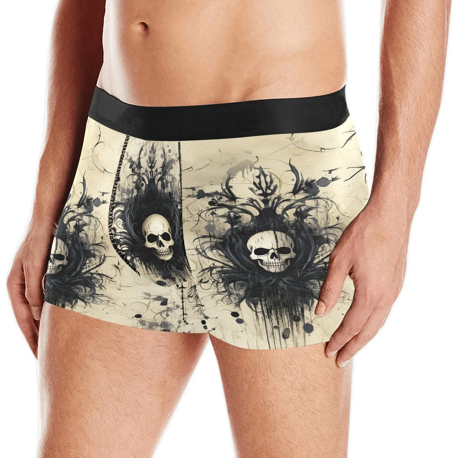 Gothic Skulls Boxer Briefs