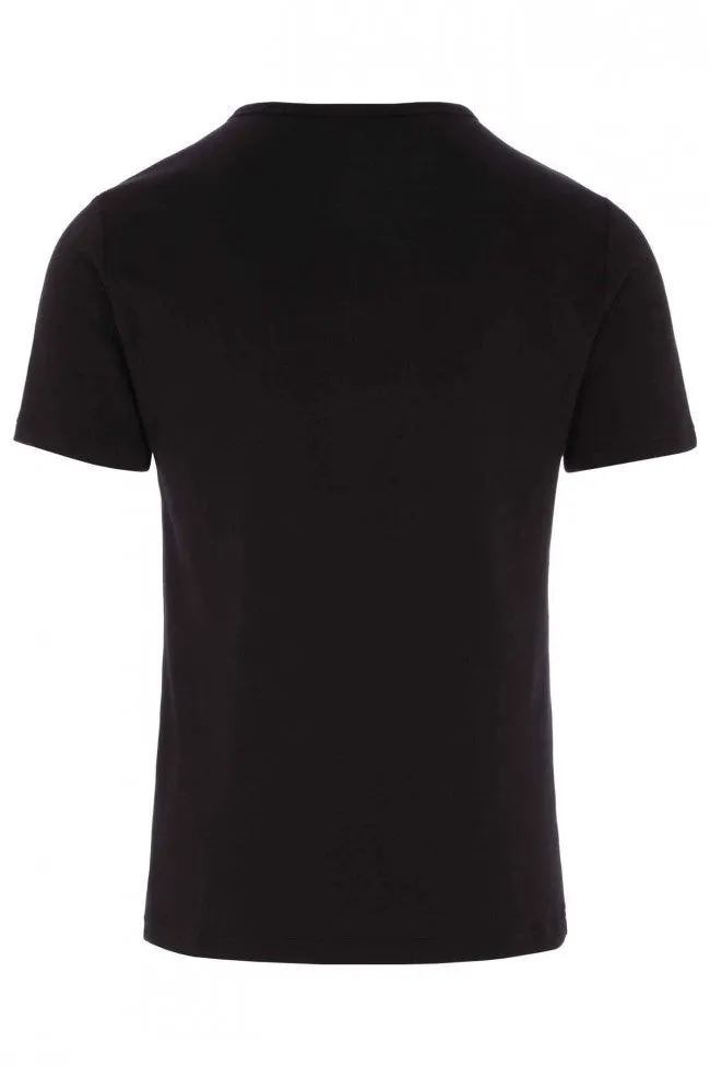 HJ HALL Black Cotton Rich Thermal T-Shirt