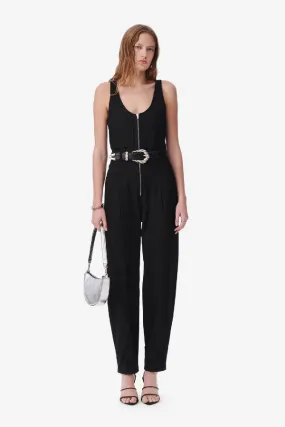 IRO Paris | Zalis Zipper Jumpsuit - Black