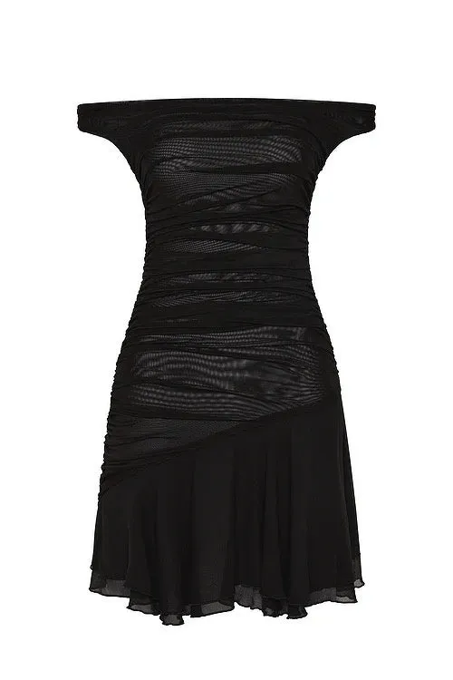 Isabelle Quinn Meghan Mini Dress - Black