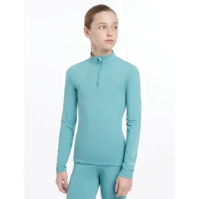 IT06060 LeMieux Young Rider Base Layer Long Sleeve Shirt - Lagoon