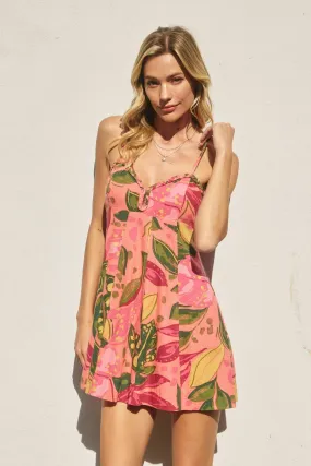Just Like Paradise Braided Sweetheart Mini Dress