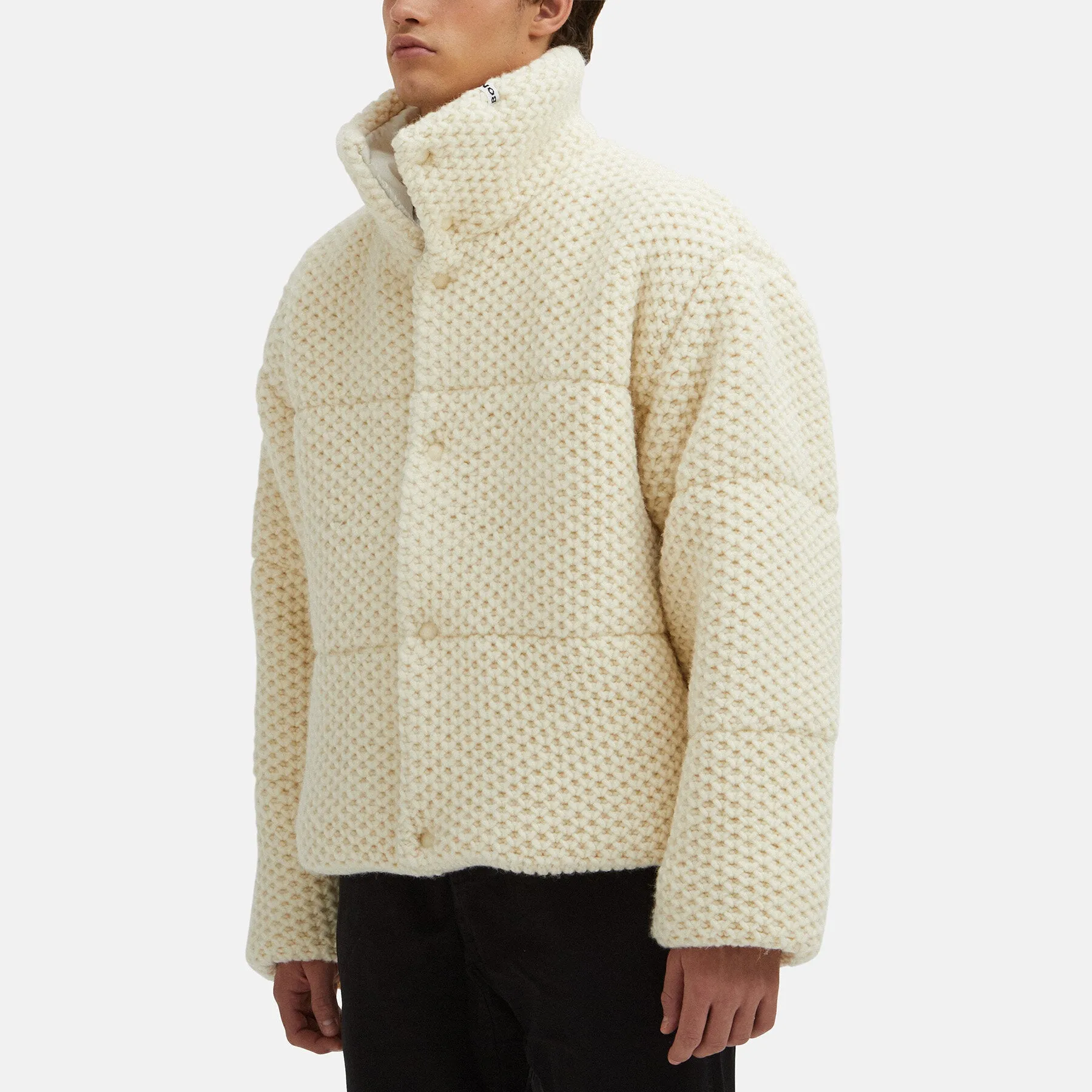 Knit Puffer Jacket