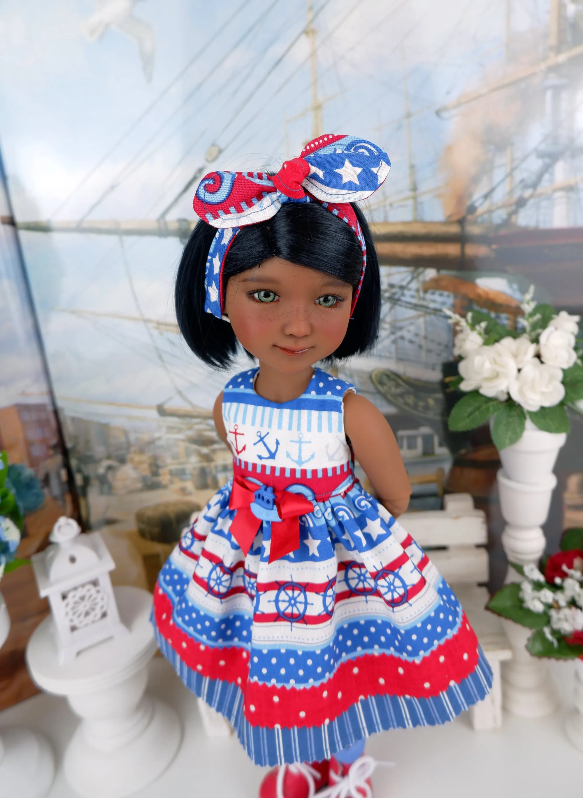 Little Castaway - dress with boots for Ruby Red Fashion Friends doll