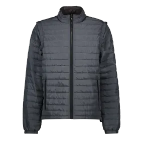 Marwin Sports Puffer Men's Jacket Removable Arms - Grey