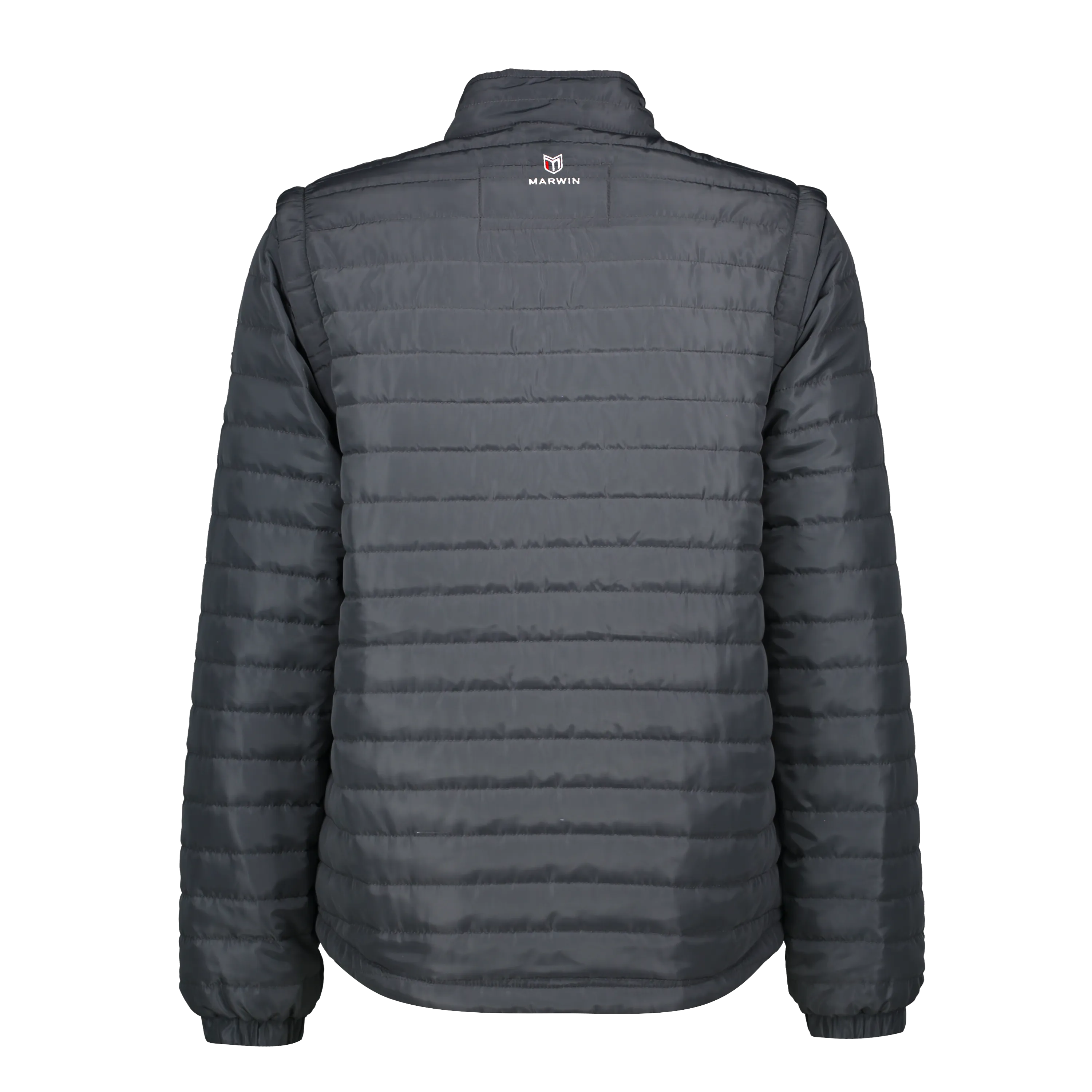 Marwin Sports Puffer Men's Jacket Removable Arms - Grey