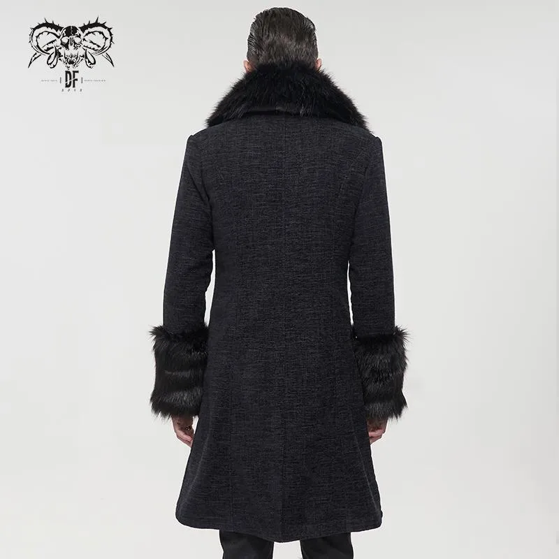 'Master Of Death' Gothic Fur Collar Coat (Ale)