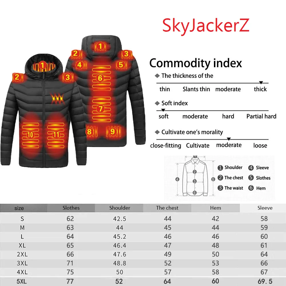 Men's Electric Heating Puffer Jacket