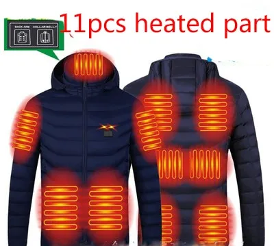 Men's Electric Heating Puffer Jacket