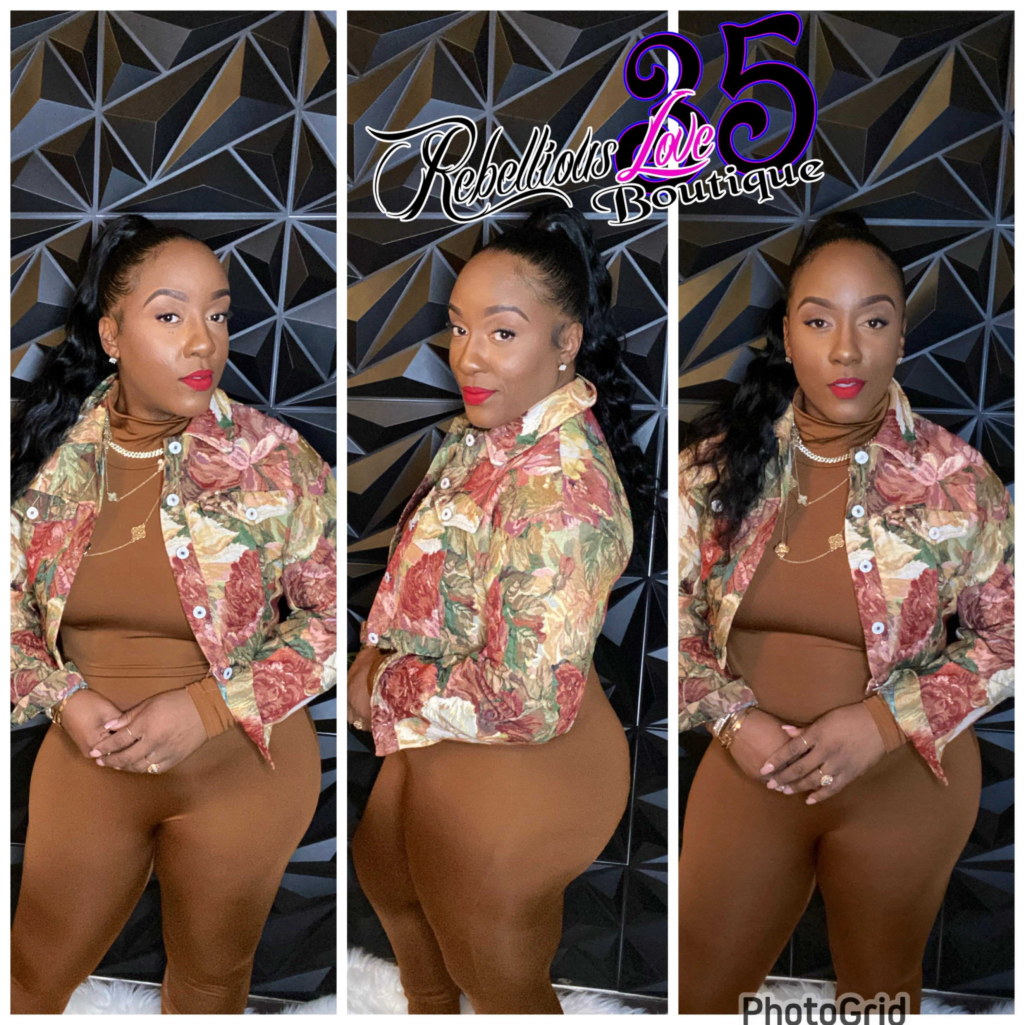 MOCK NECK JUMPSUIT (3 COLORS)
