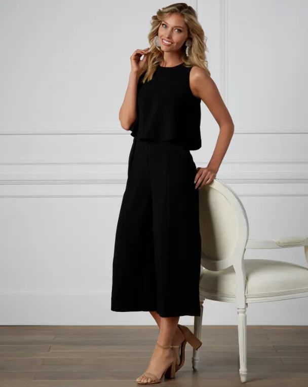 Mud Pie Celine Black Jumpsuit