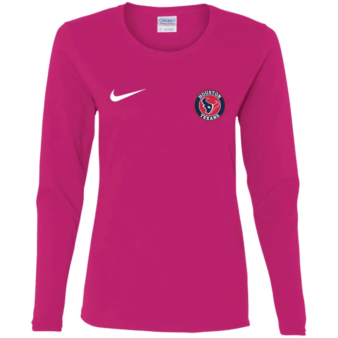 Nike Houston Texans Nfl Football Women Long Sleeve Shirt
