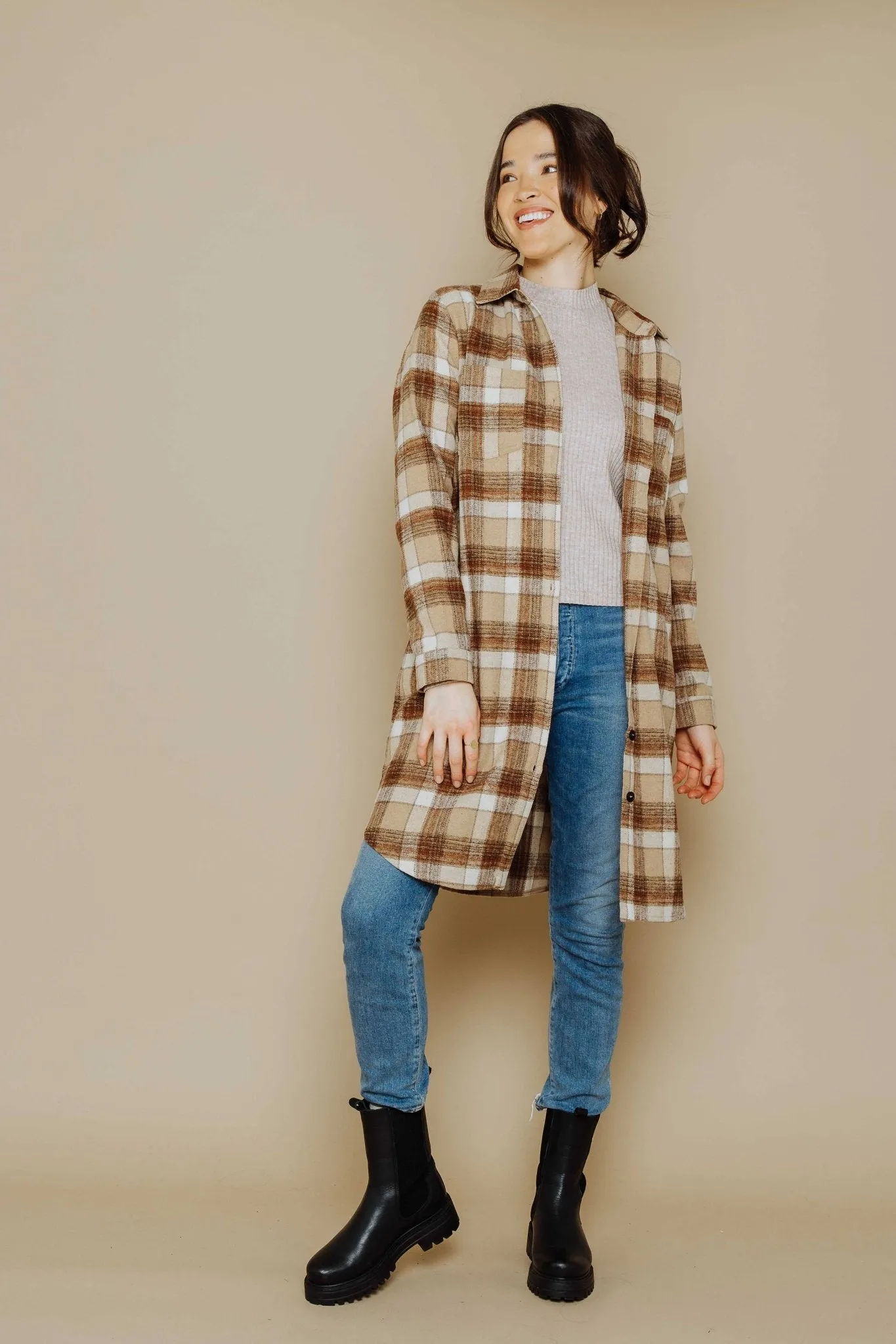 ORB - Mercer-Plaid Shacket
