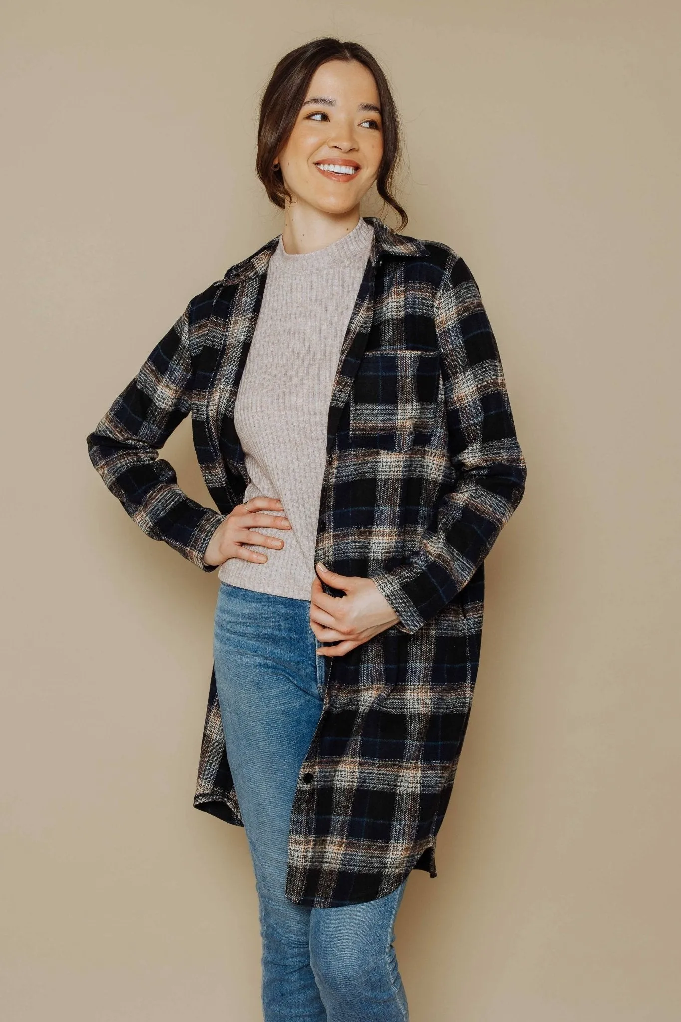 ORB - Mercer-Plaid Shacket