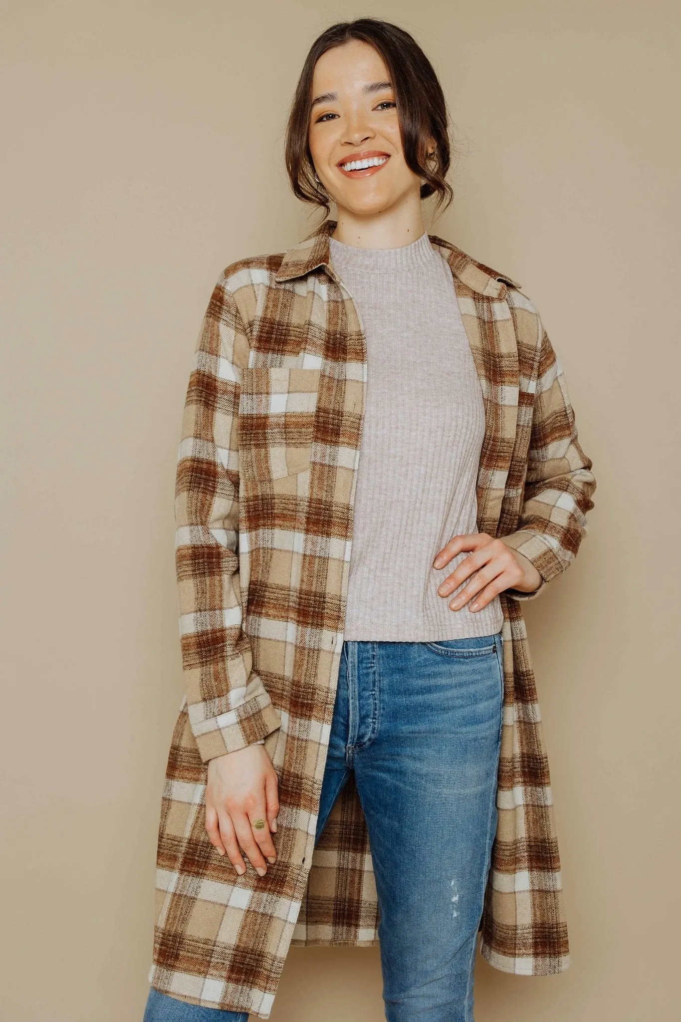 ORB - Mercer-Plaid Shacket