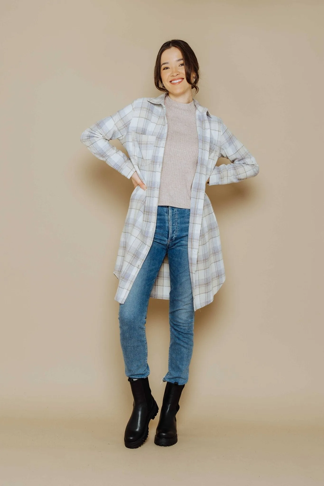 ORB - Mercer-Plaid Shacket