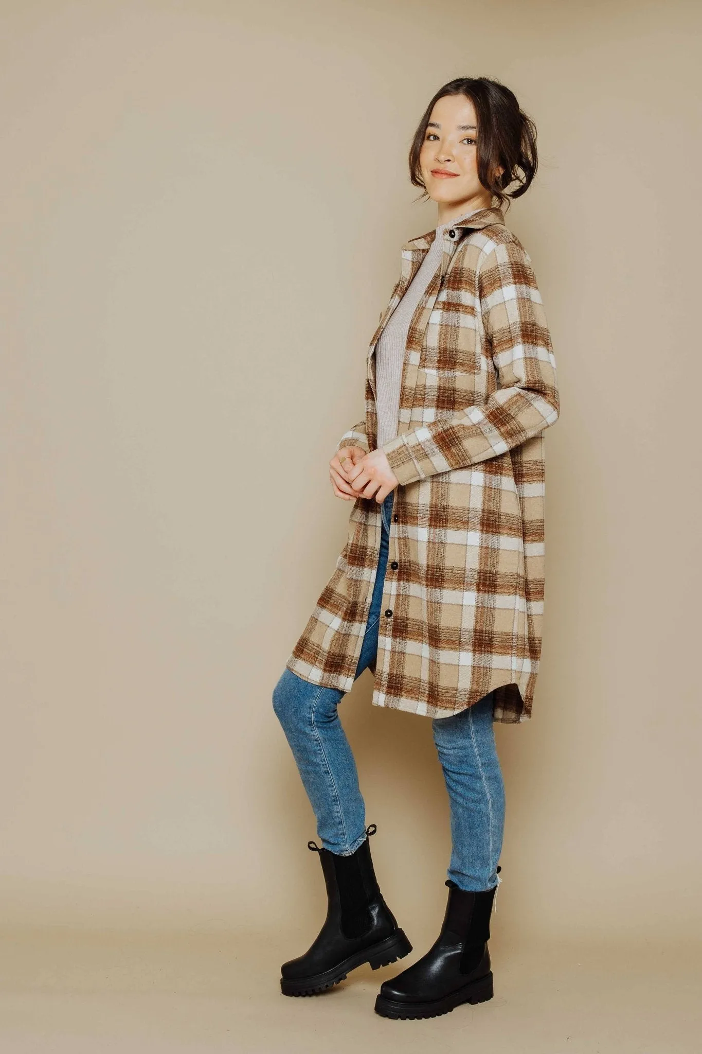 ORB - Mercer-Plaid Shacket